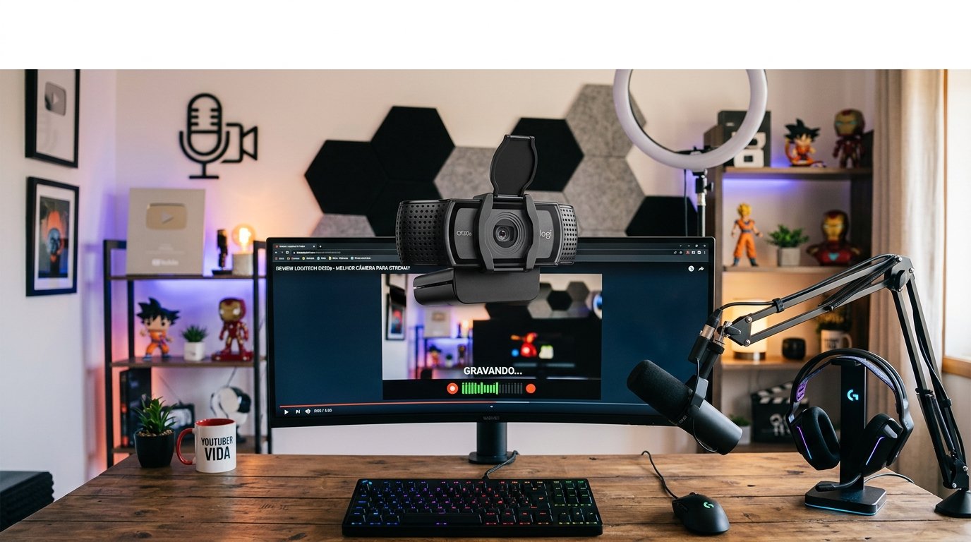 Logitech C920s vale a pena? Review completo