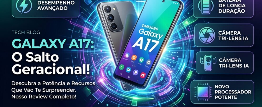Samsung Galaxy A17 vale a pena? Review do 256GB